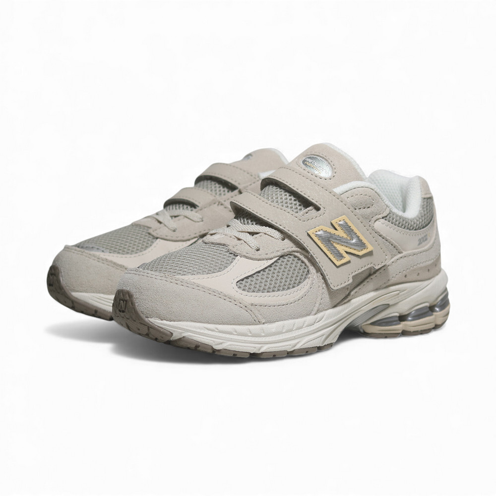 NEW BALANCE 童鞋 NB 2002 淺卡其 黏帶 氣墊 中童 PV2002RT