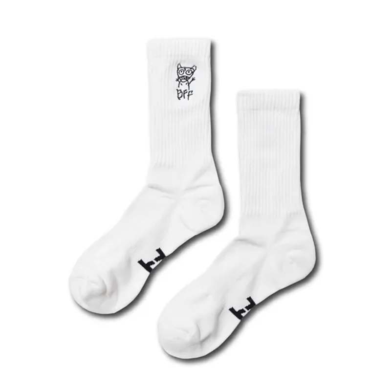BFF Little Devil 小惡魔 白色 中筒襪  BF24005-WH [台灣現貨]