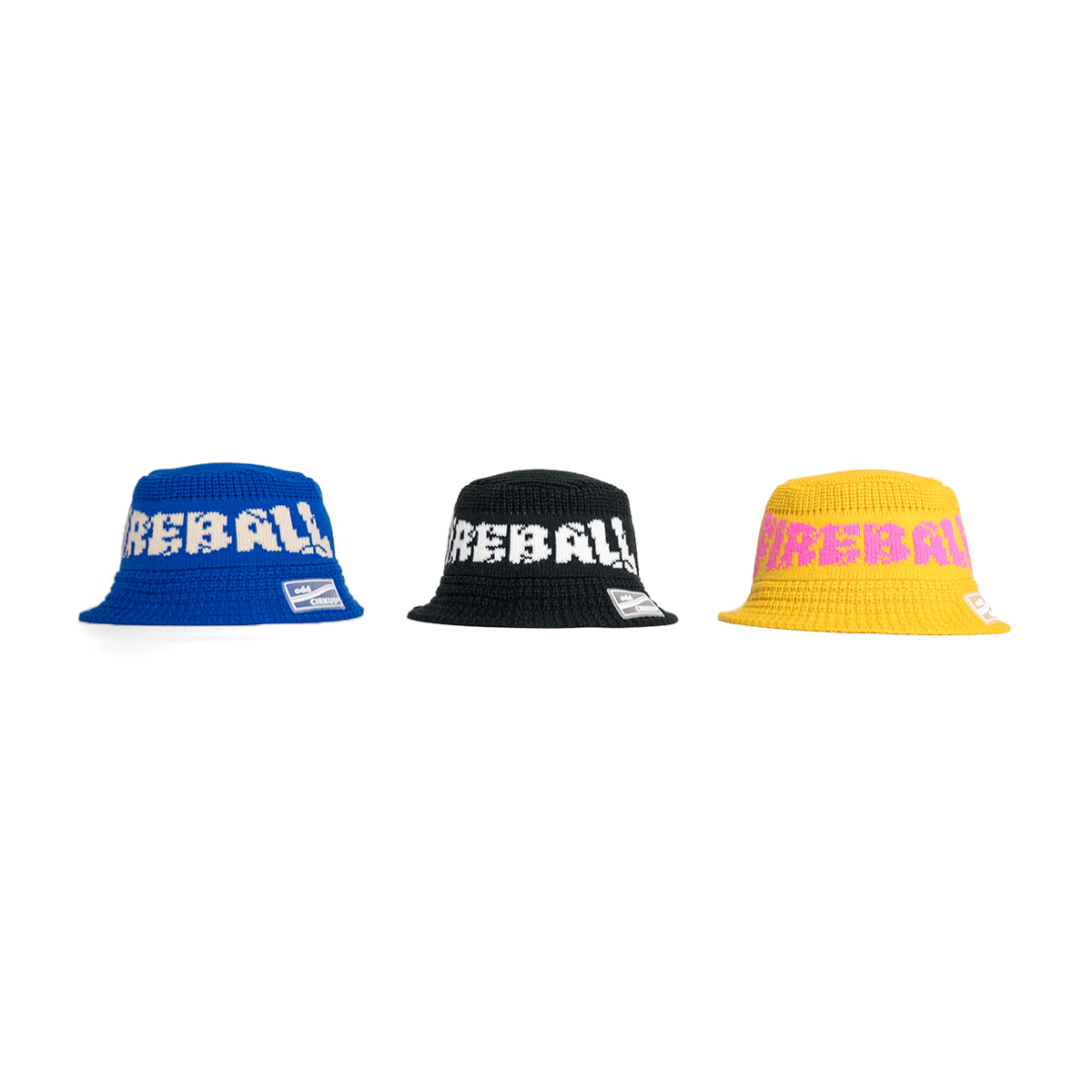 2025 FIREBALL Fest x oddCIRKUS Knitted Bucket Hat 火帽三丈漁夫毛帽