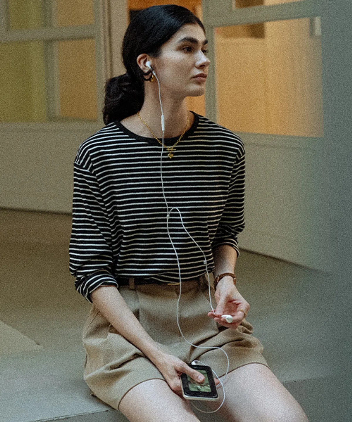 TILLIDIE Stripe Soft Touch T-shirt