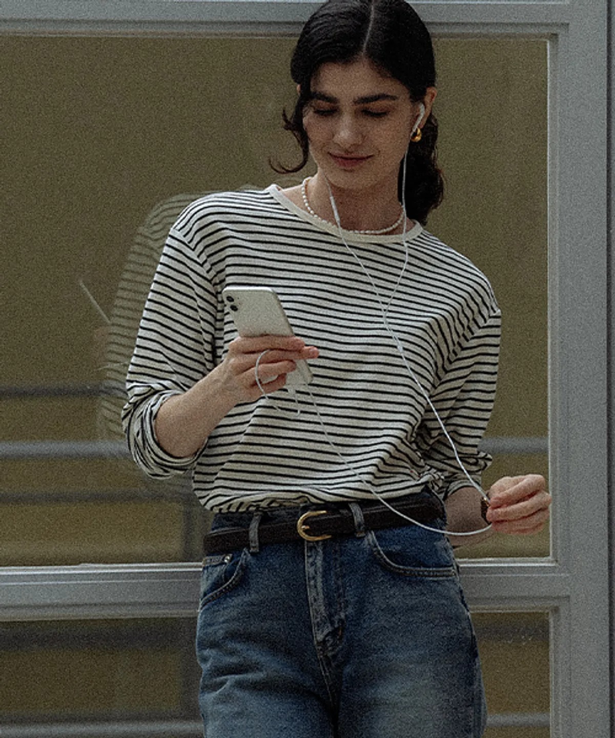 TILLIDIE Stripe Soft Touch T-shirt