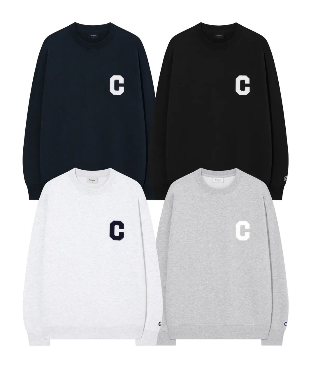 🇰🇷COVERNAT C LOGO CREWNECK 衛衣 大學T 長袖 大LOGO 男女 南柱赫同款 / 預購