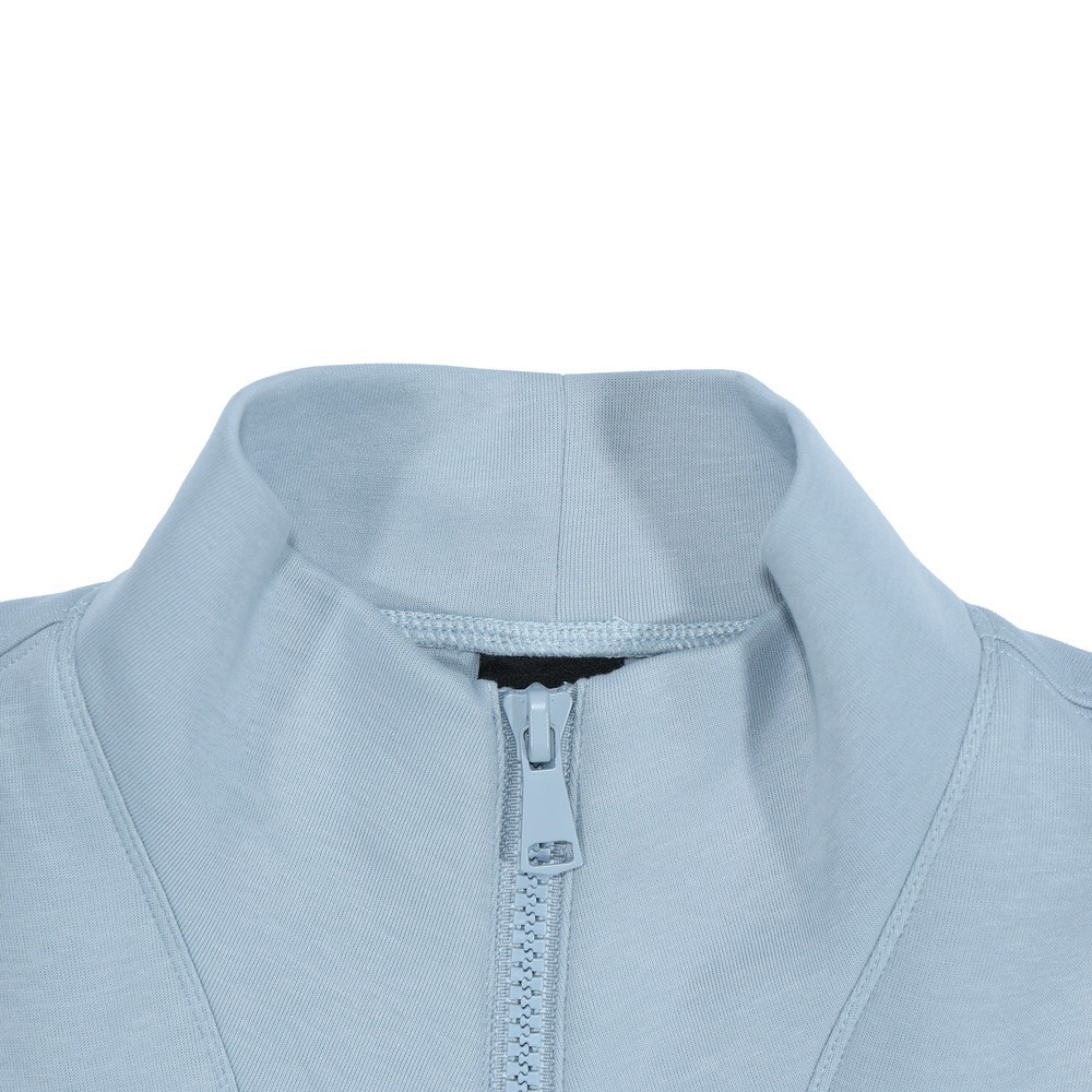 KANGOL 長袖 立領 半開襟 藍色 上衣 女 6552100681