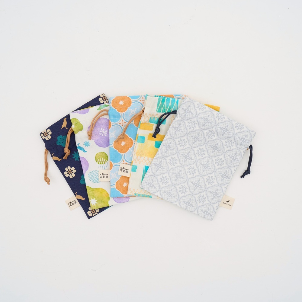 印花樂超值加購｜束口小物袋（花色隨機）