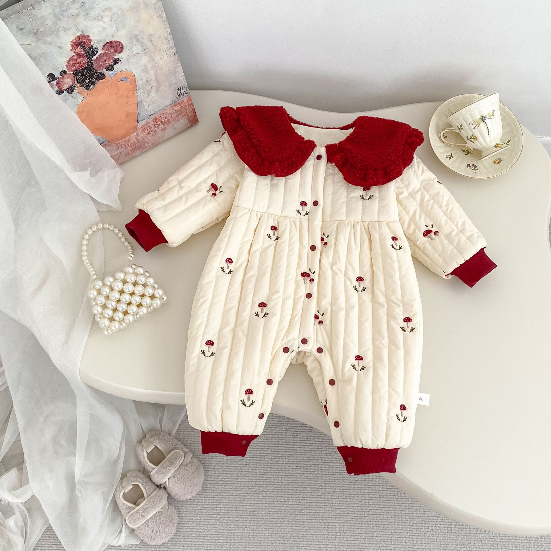 現貨73cm｜小蘑菇爬服  *﹆ ✴︎