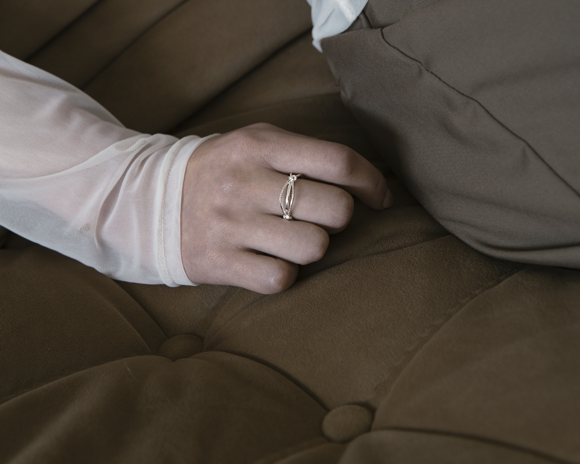 Sculpted Bloom 戒指