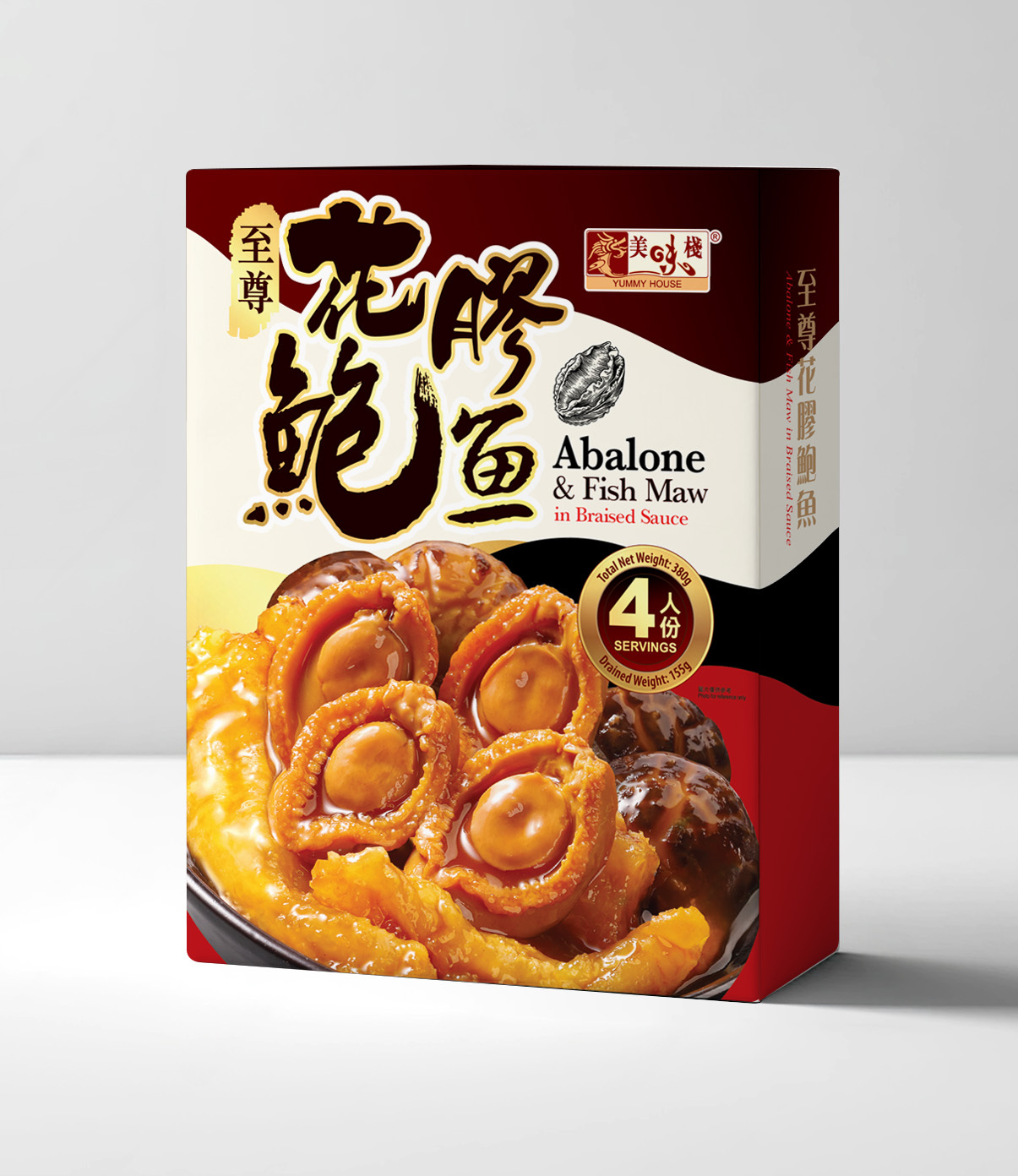 美味棧 至尊花膠鮑魚 380g