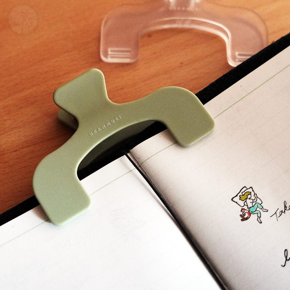 sun-star Ukanmuri Clip 全攤平書夾 小尺寸