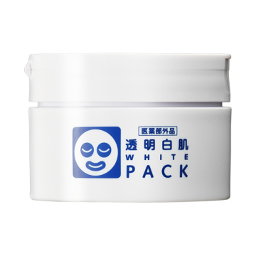 透明白肌沖洗面膜 White Pack 130g