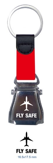 原創 AIRSHOP 安全帶扣鑰匙圈（紅）
