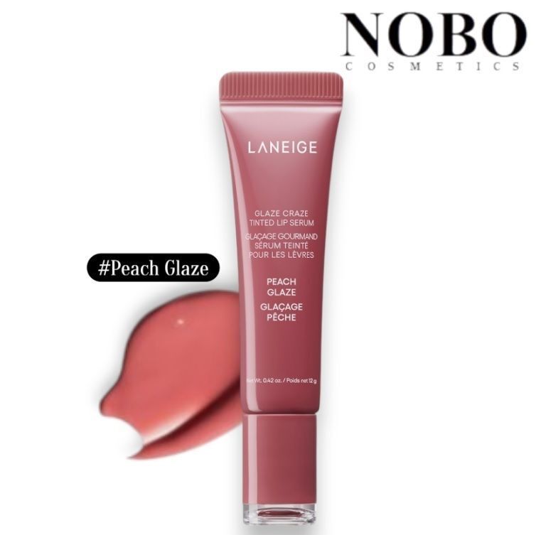 蘭芝 - 晶透炫色唇釉精華 #Peach Glaze 12g (平行進口)