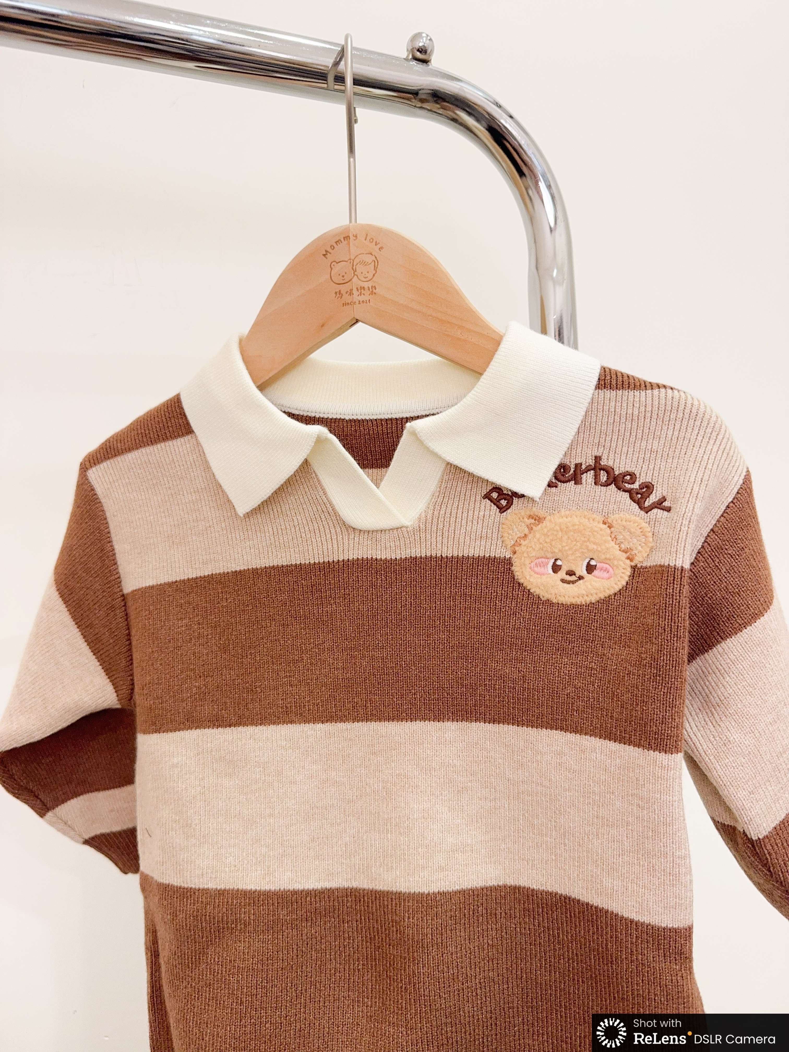 YZ35052彈到太空針織翻領上衣