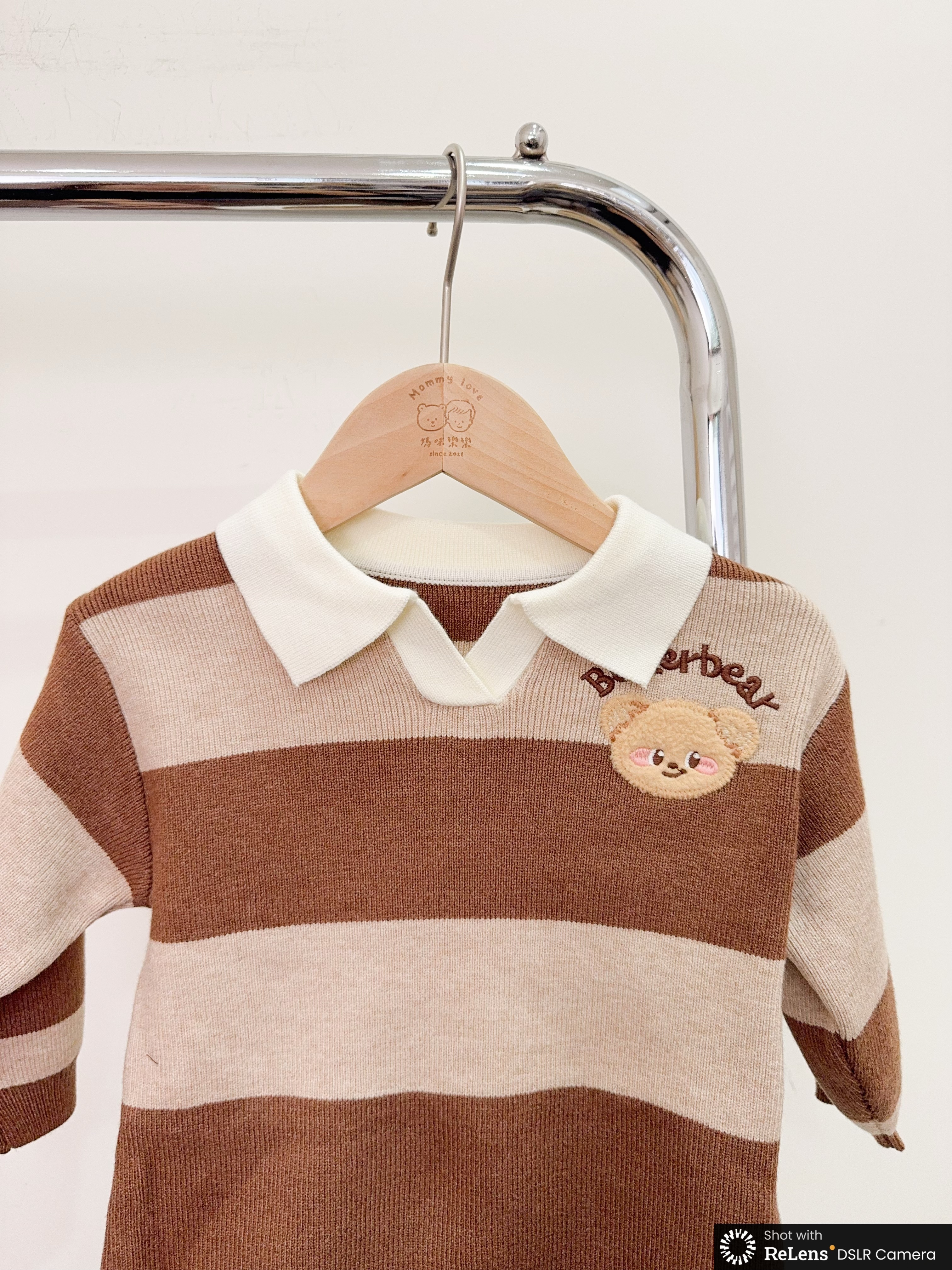 YZ35052彈到太空針織翻領上衣