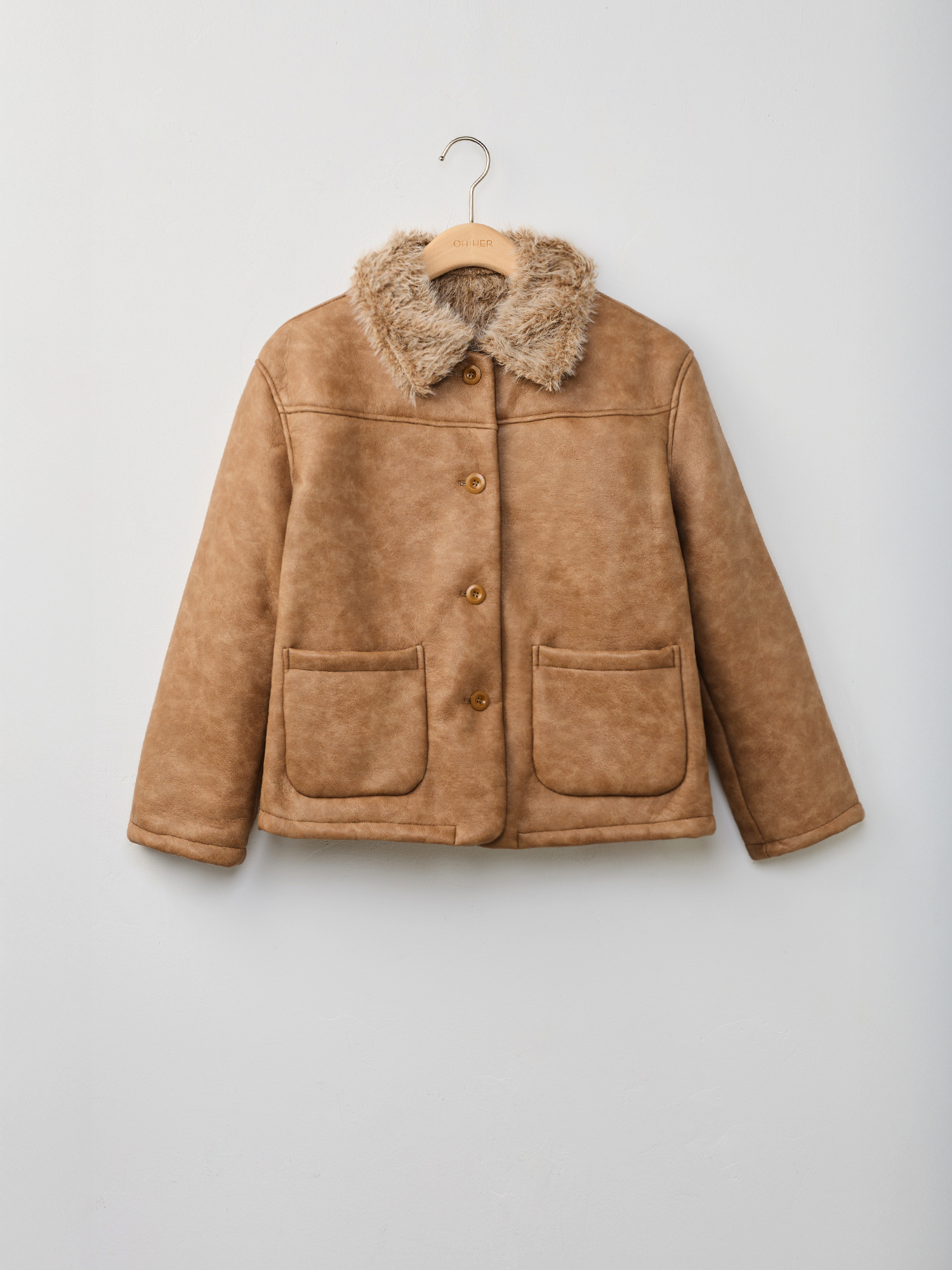 2603 美式個性感翻領皮質外套