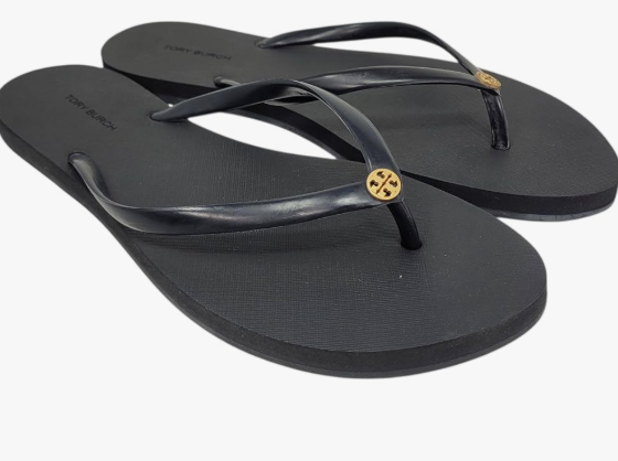 PS50 Tory Burch 171947 Chelsea Flip Flop 0425 Perfect Black / Perfect Black / 005