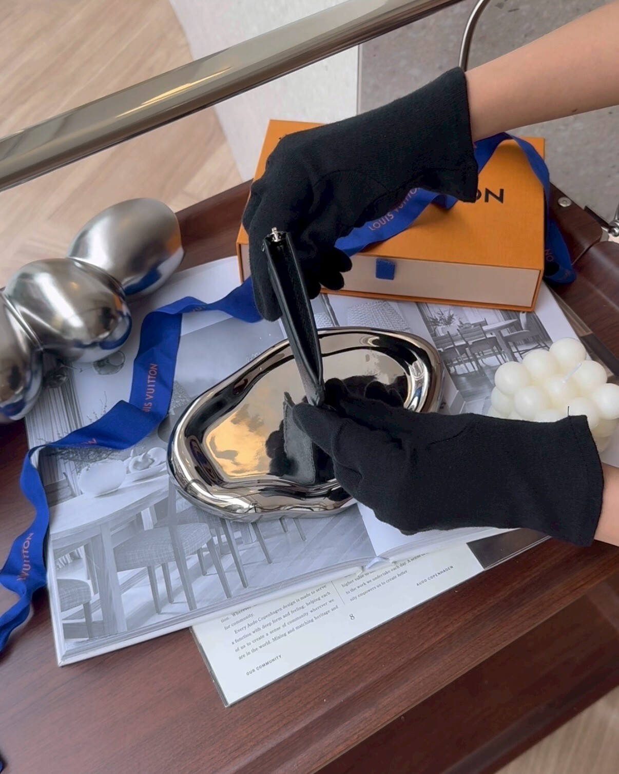 LV｜一字拉鍊零錢卡夾 黑色老花 M30271