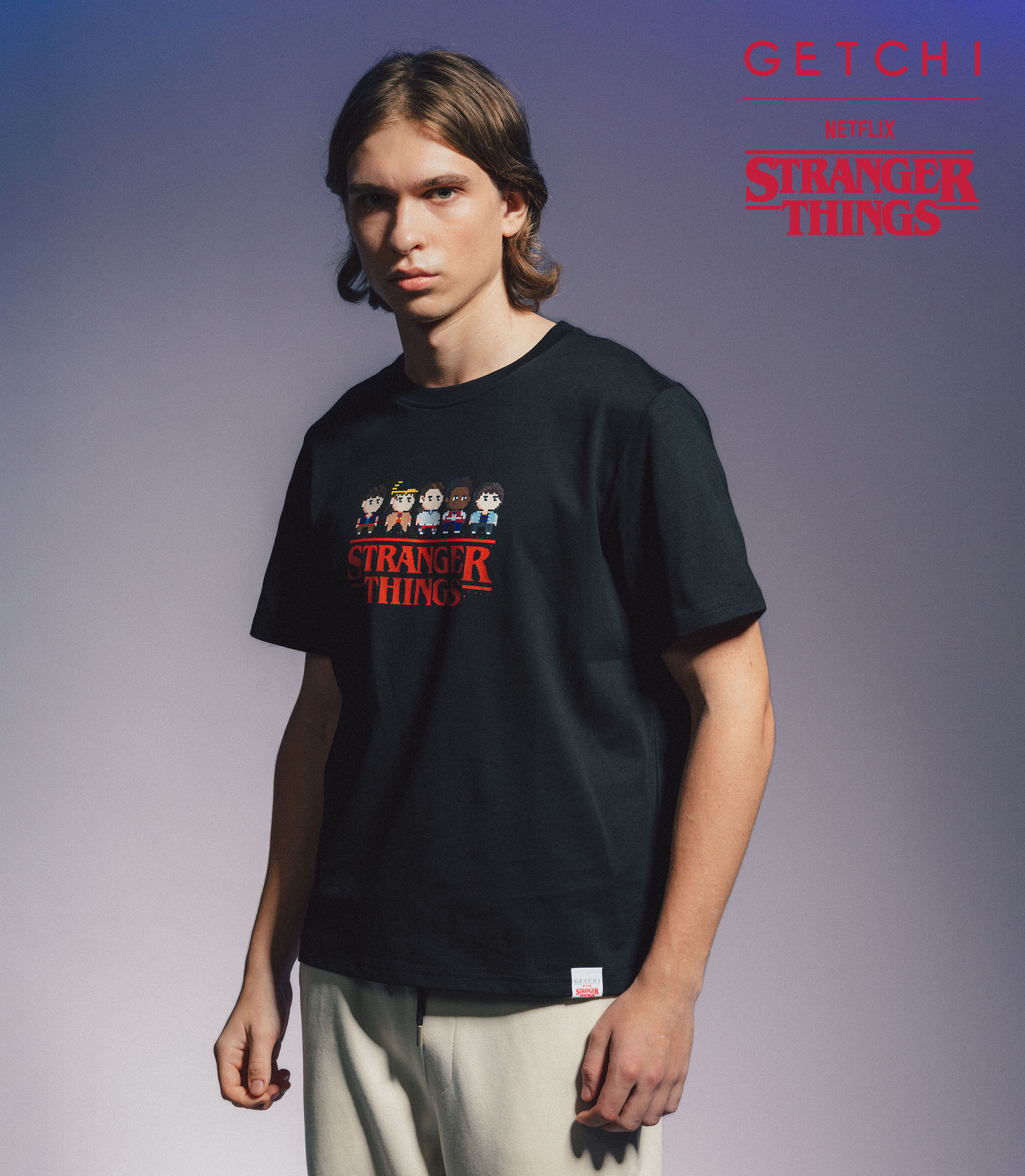 (現貨)Getchi X Stranger Things Friends Forever 中性款 主角人物T恤