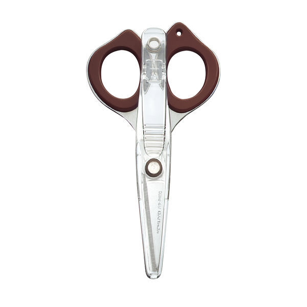 Clippy 口袋剪刀 棕｜KOKUYO 日本