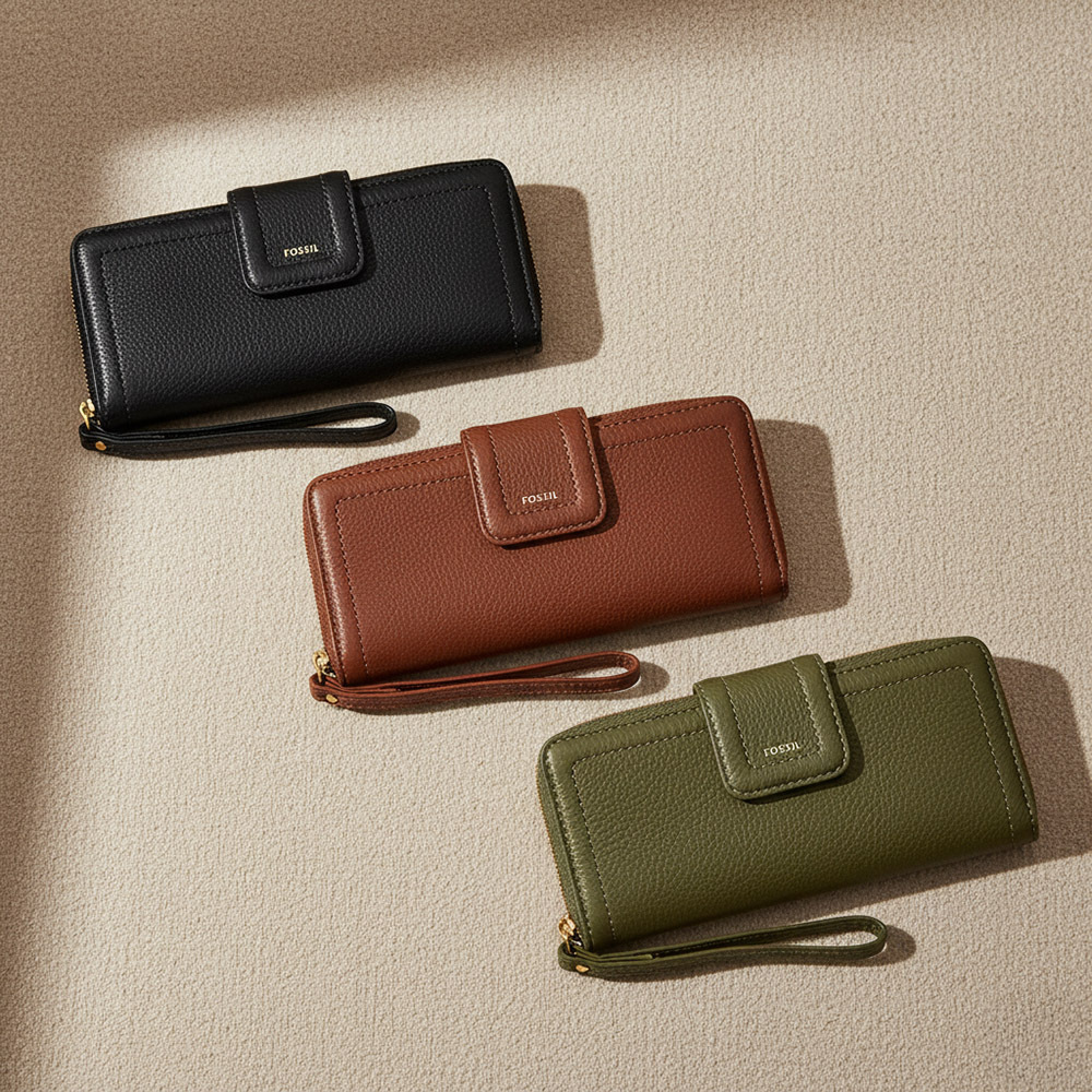 Madison 真皮拉鍊長夾  (多色可選)