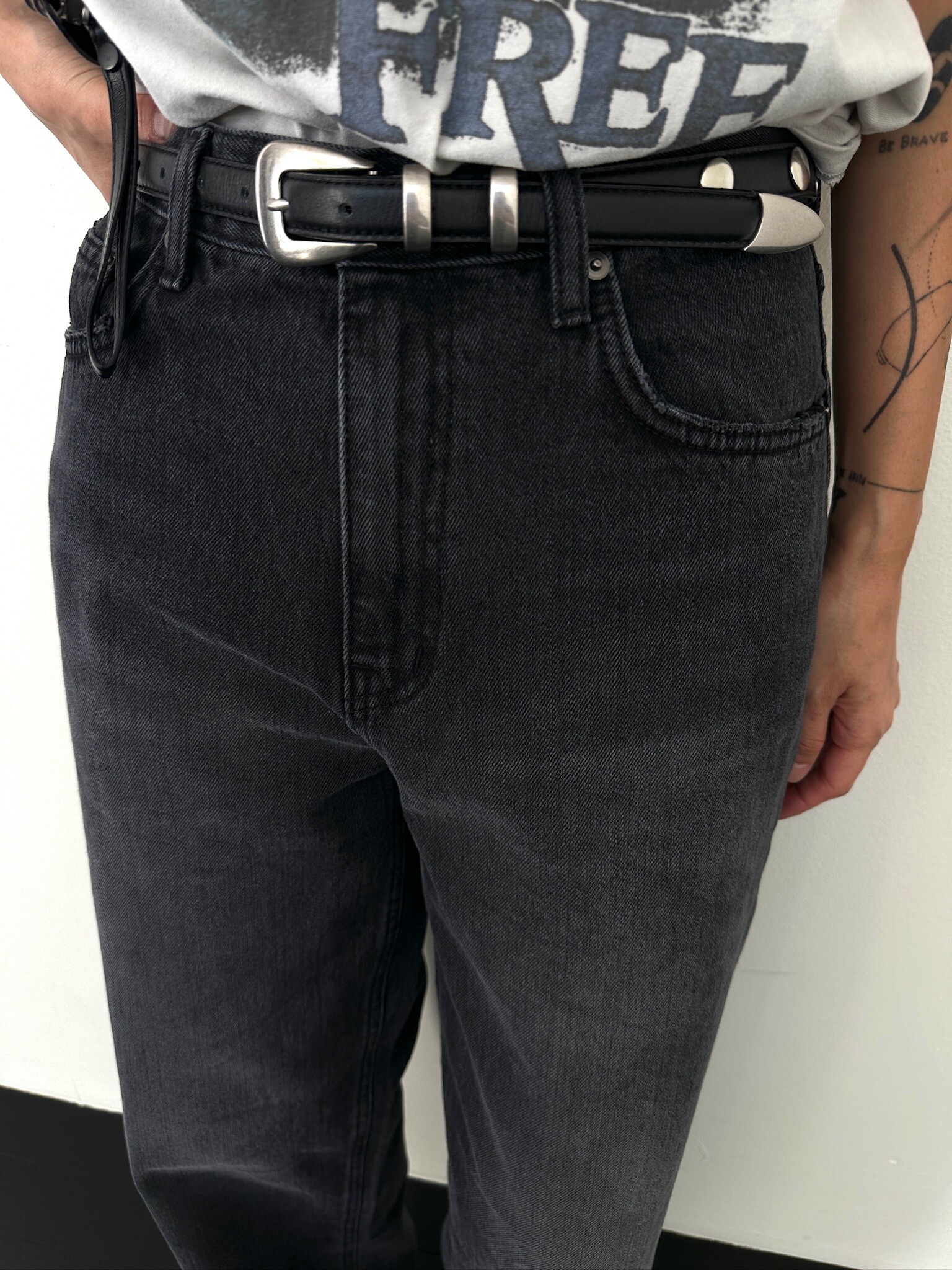 Slim fit denim jeans