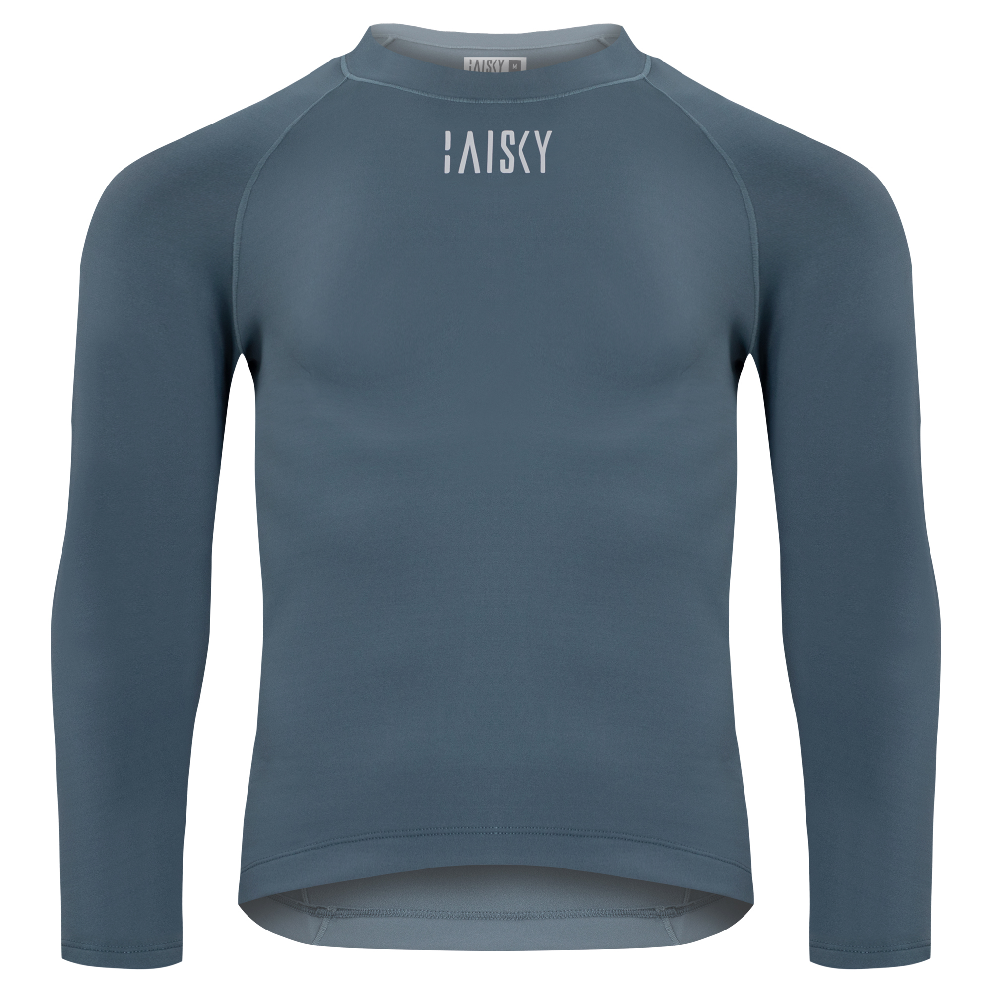 男款抓絨內搭衣 冬馳 蔚藍