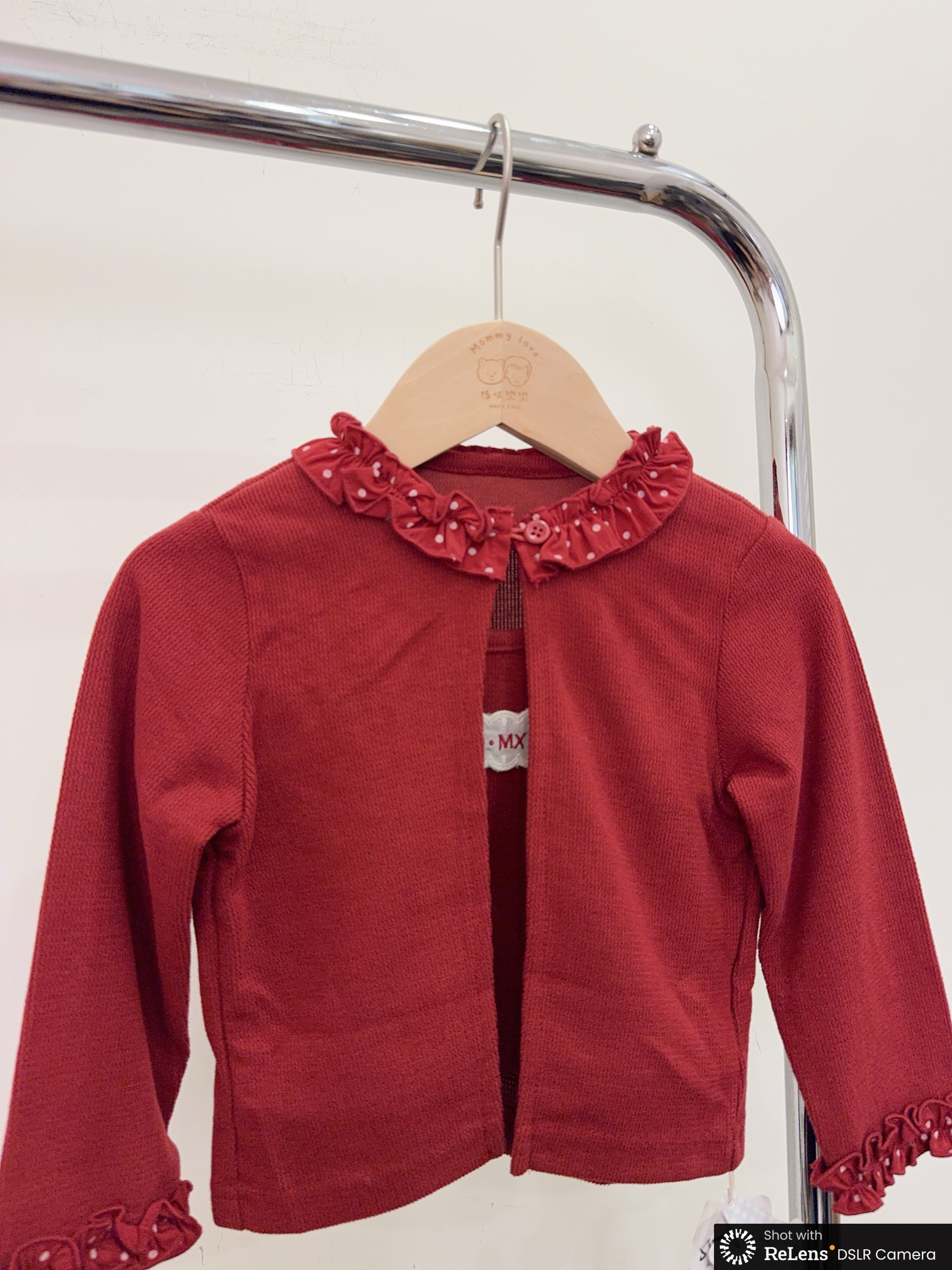 M5129羅紋假兩件上衣外套