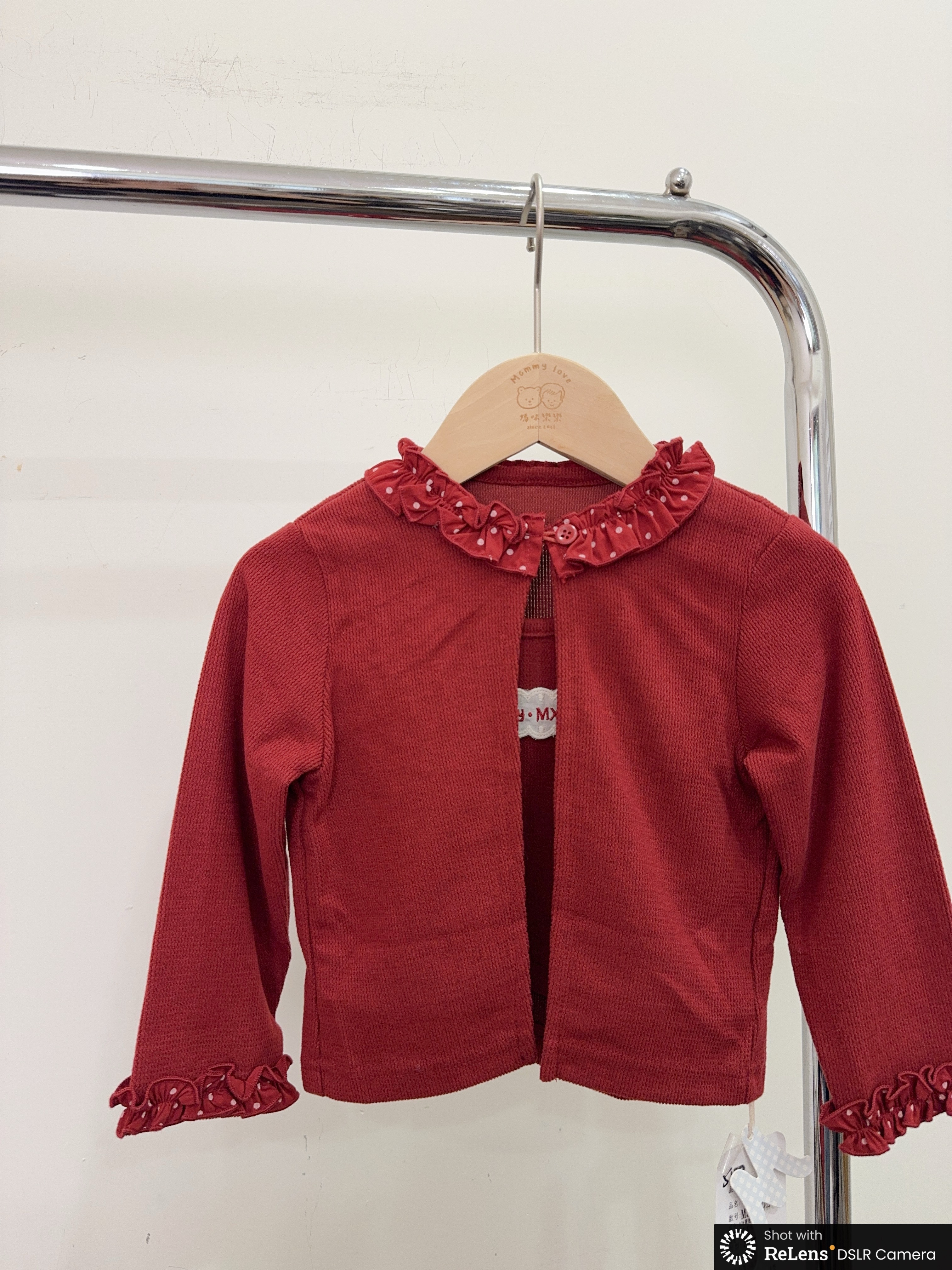 M5129羅紋假兩件上衣外套