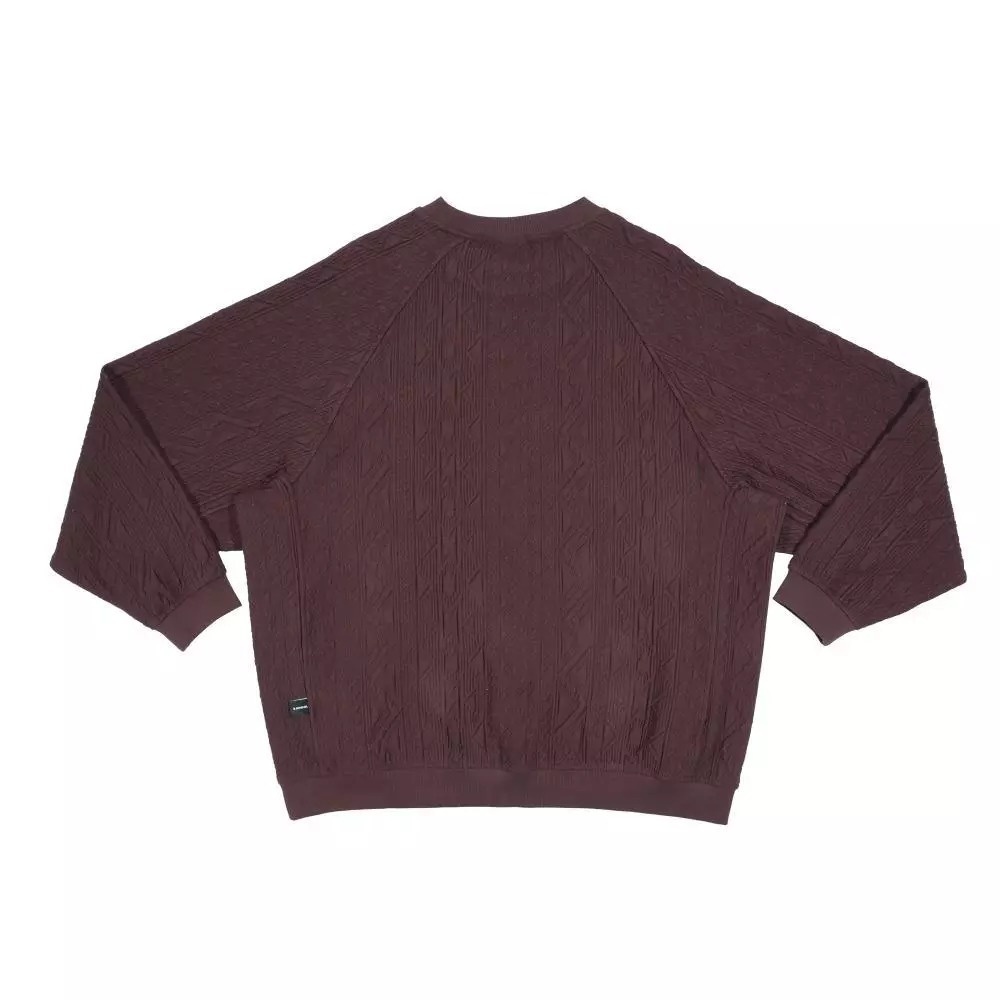 KANGOL 長袖 圖騰  大學T 咖啡 LOGO 中性 6555101502