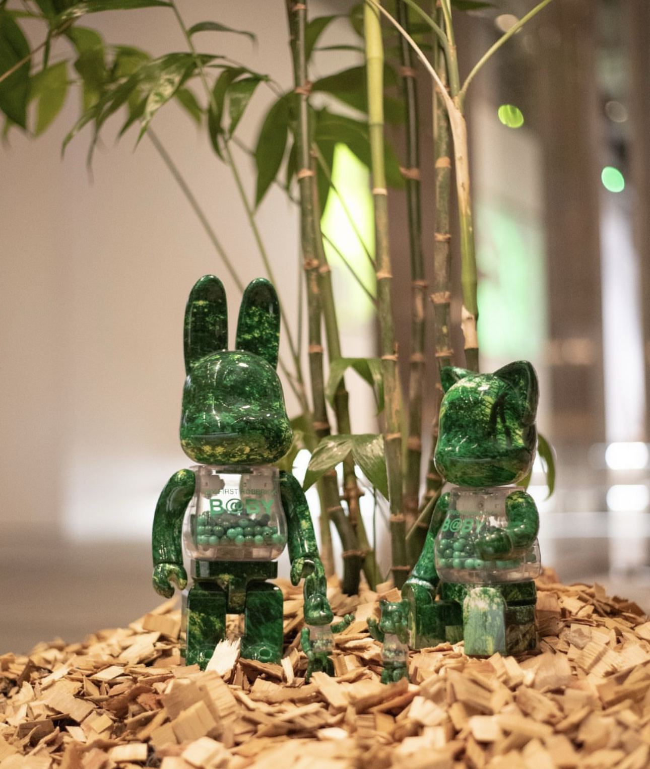 🎏預訂🎏MY FIRST B@BY 400% 100% FOREST GREEN SET OF 4