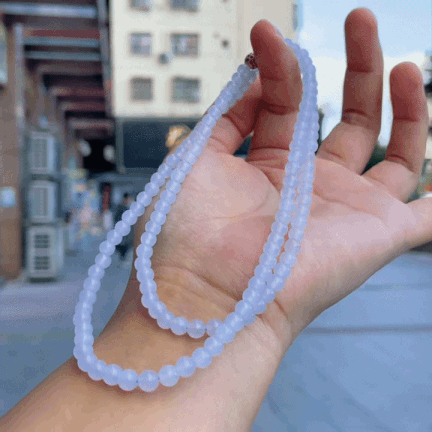 116430 翡翠珠子項鍊 (4.9mm直徑)