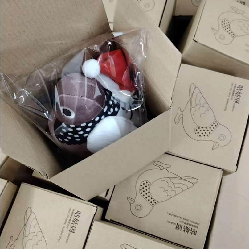 【預購】「咕姑固」珠頸斑鳩發聲公仔／匙扣（連聖誕帽仔送禮一流！）