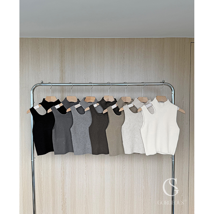 M51「挖肩鏤空兔寶寶無BRA背心」