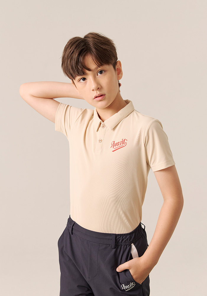 Avant Falcosia  假期DINO排汗男衫-復古米