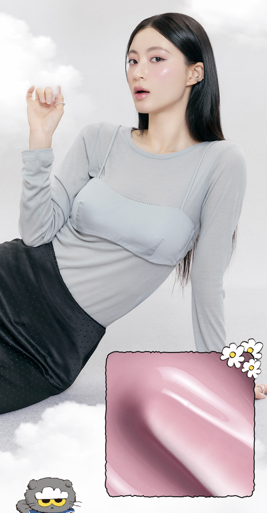 rom&nd × ZO&FRIENDS The Juicy Lasting Tint (Special Set) 持久亮澤唇釉 官方模特試色照