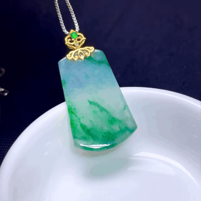 116431 翡翠無事牌吊墜