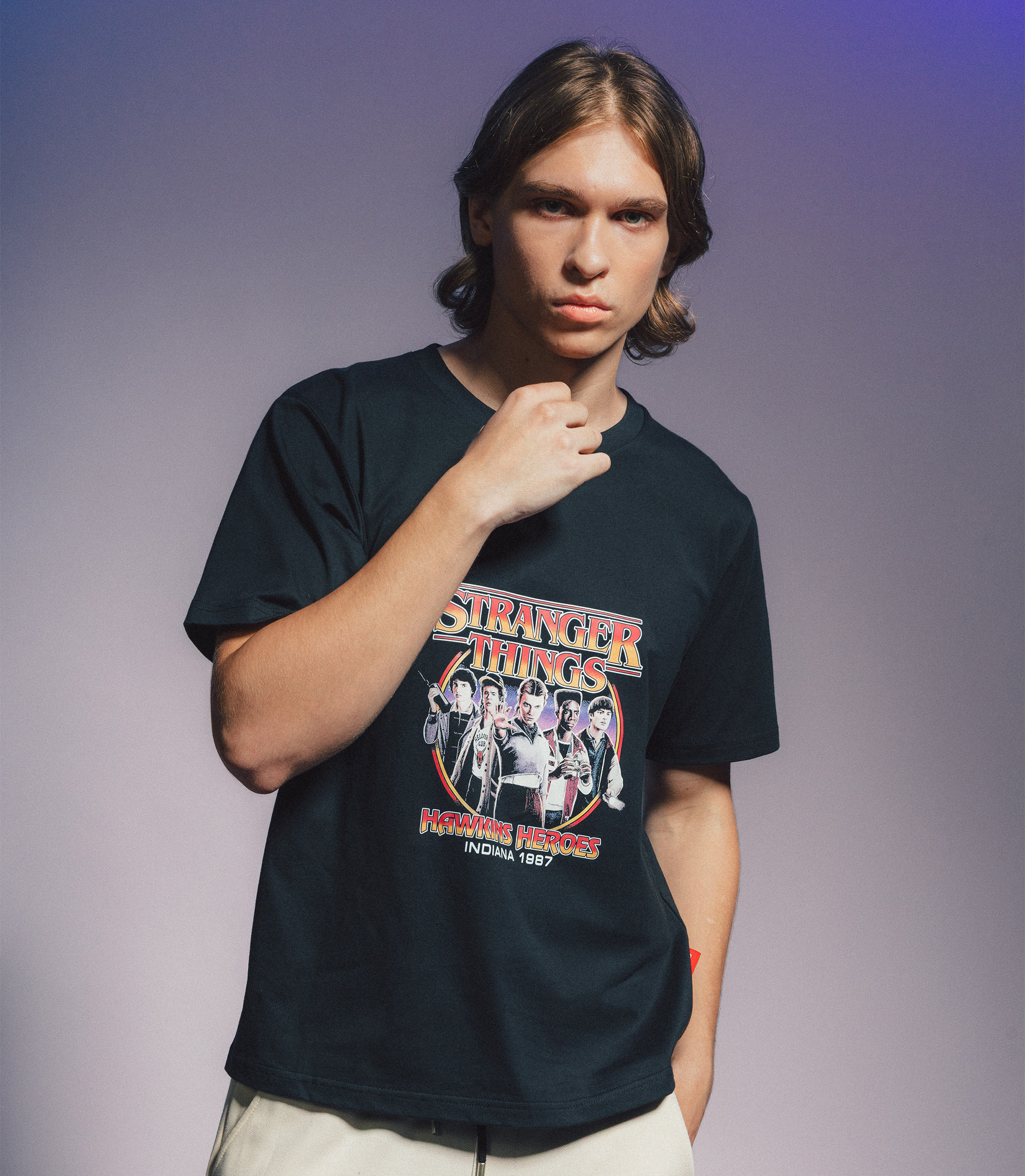 (現貨)Getchi X Stranger Things 中性款 復古英雄小隊T 恤