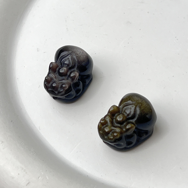 金、銀曜石 貔貅