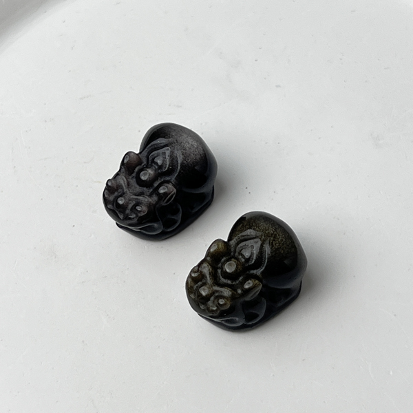 金、銀曜石 貔貅