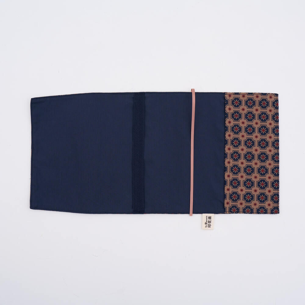 印花樂25K 布書衣/老磁磚2號/古董藍褐