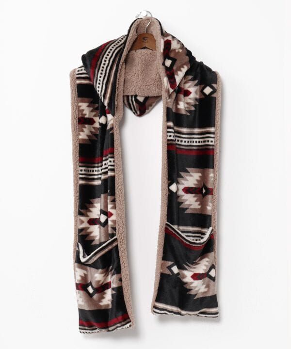 【冬季熱銷】日本CAYHANE - 連帽保暖圍巾