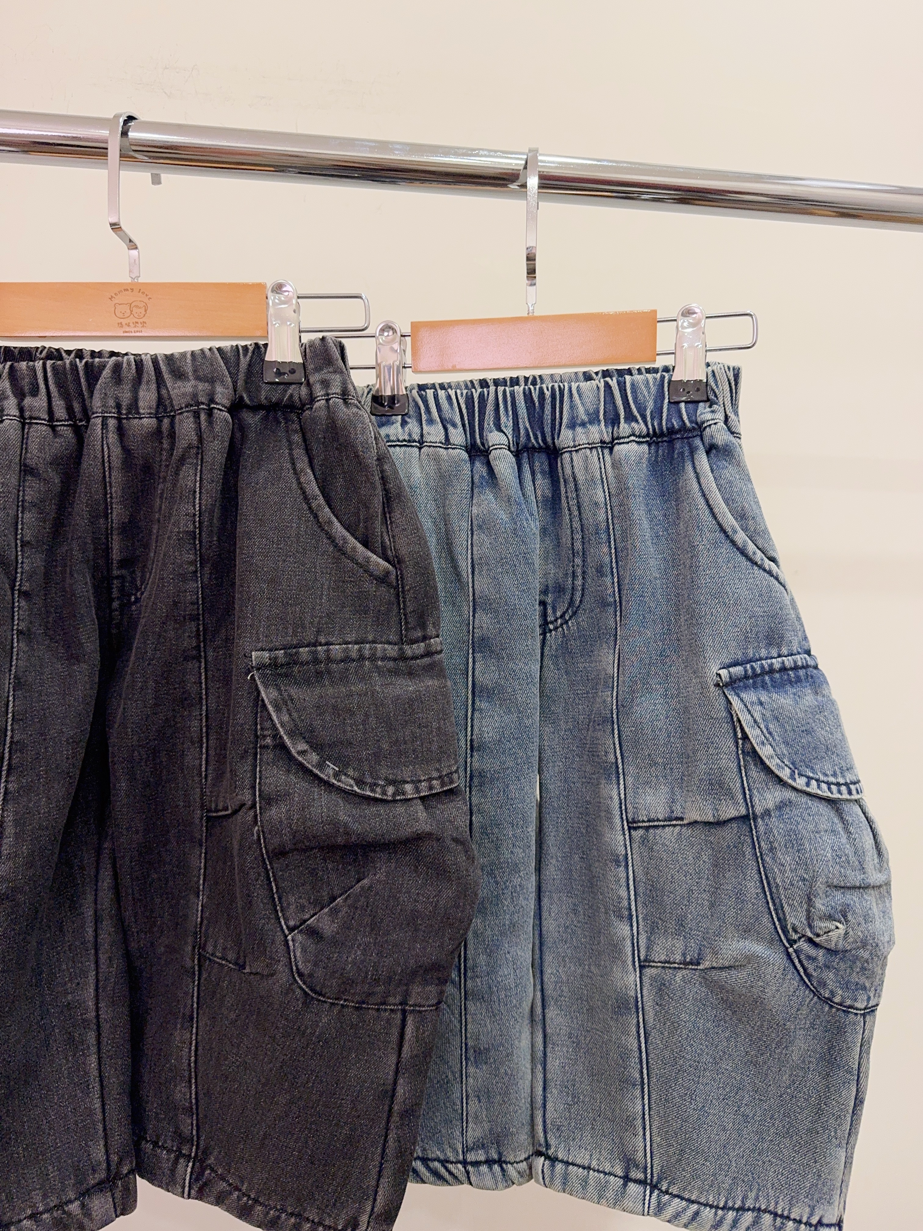 NH6905版型質感第一名牛仔寬褲