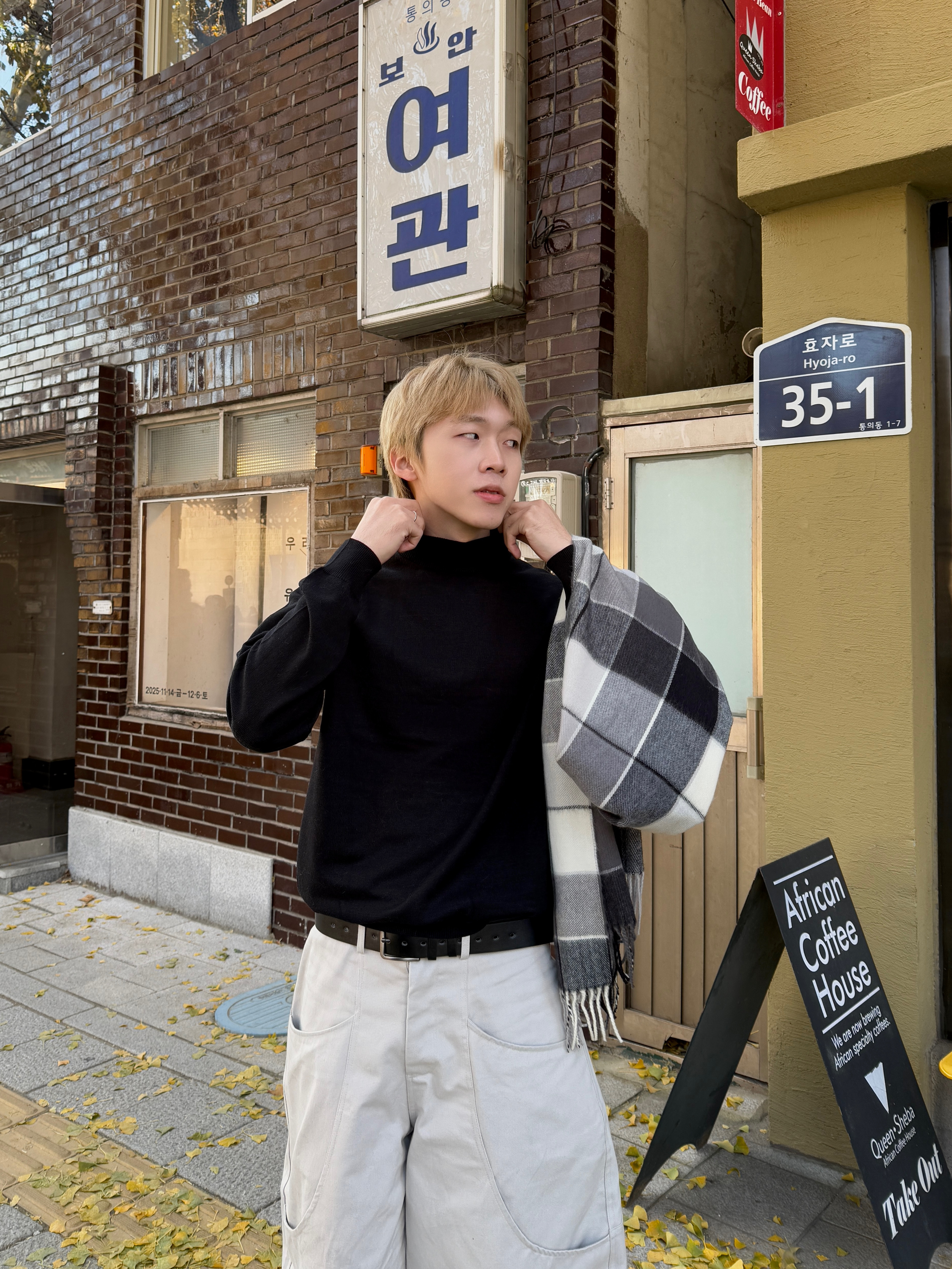 仿羊絨 半高領針織 長袖上衣（部分現貨）