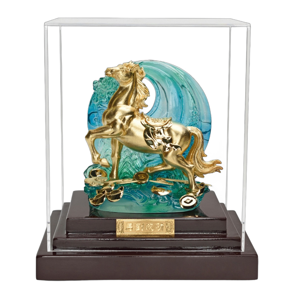 開業送禮推薦 馬到成功金箔擺飾，送出最誠摯的祝福