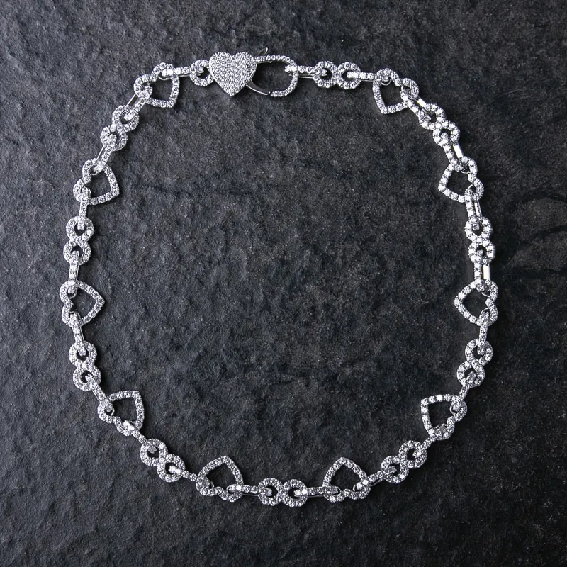 代購-Gold Coast 無限符號單排鑲愛心造型項鍊