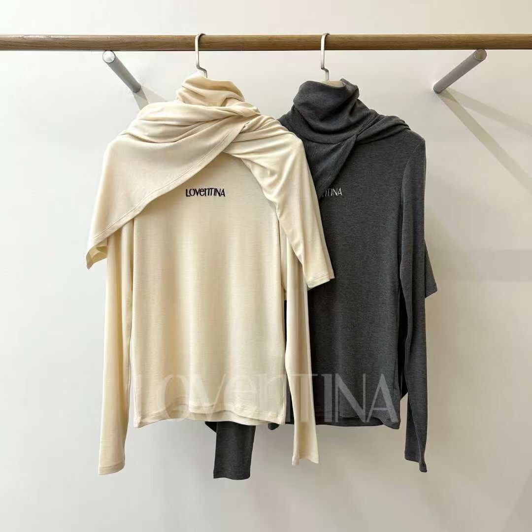 GB5209 LOVETINA刺綉披肩上衣