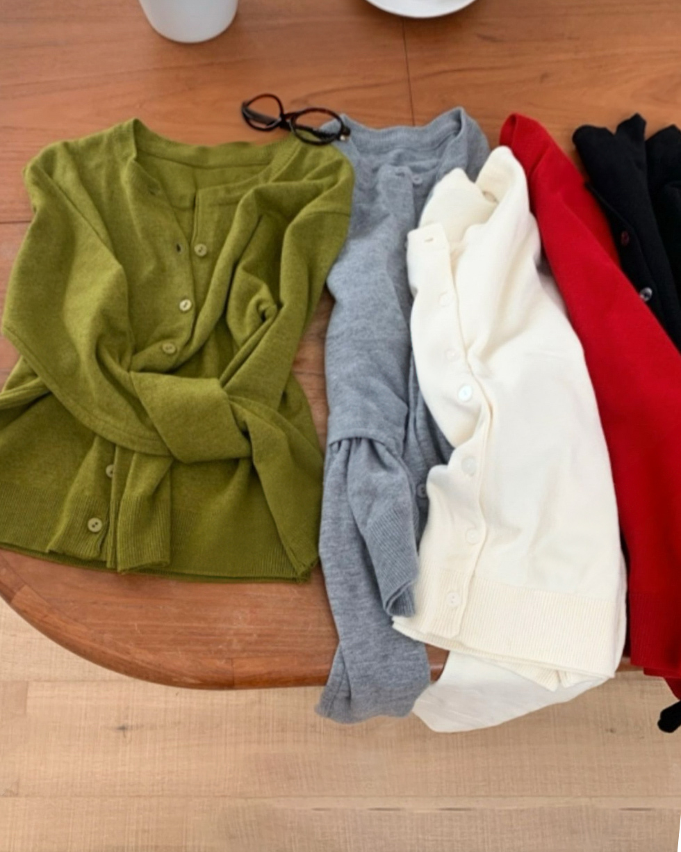 autumn basic knit #必入橄欖綠