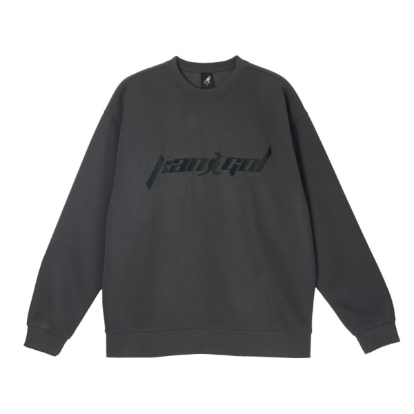 KANGOL 大學T 深灰 印花LOGO 中性 6455100410