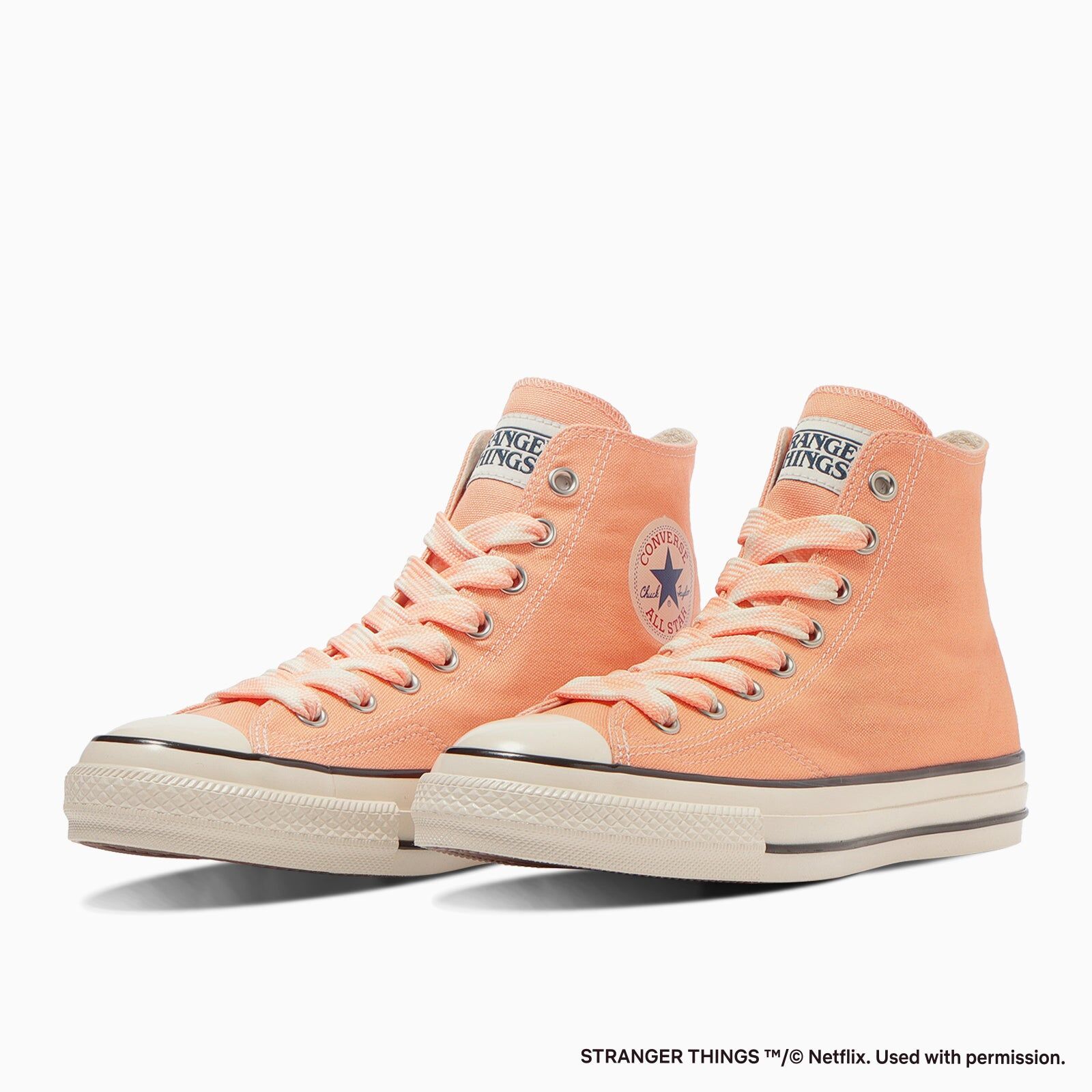 預購┃CONVERSE ALL STAR AGED 87 CL HI X STRANGER THINGS 5 怪奇物語5 高筒 橘粉色 帆布鞋