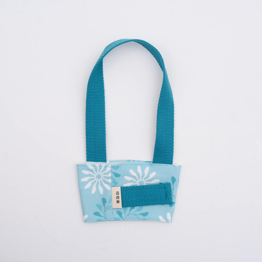 印花樂飲料杯吸管提帶/烏秋圈圈/海洋綠