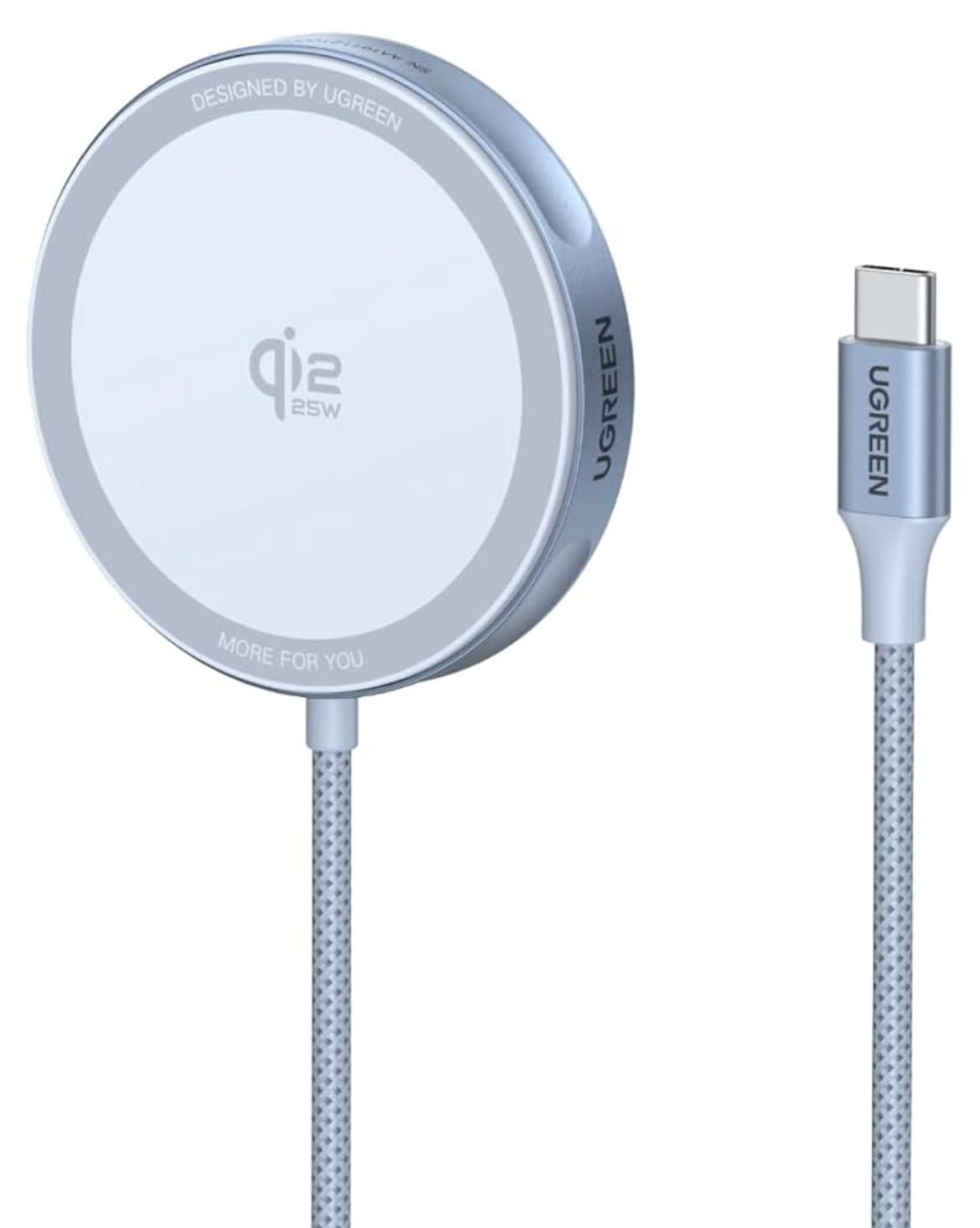 Ugreen MagFlow Qi2 25W 磁吸式無線充電器_W753-55959